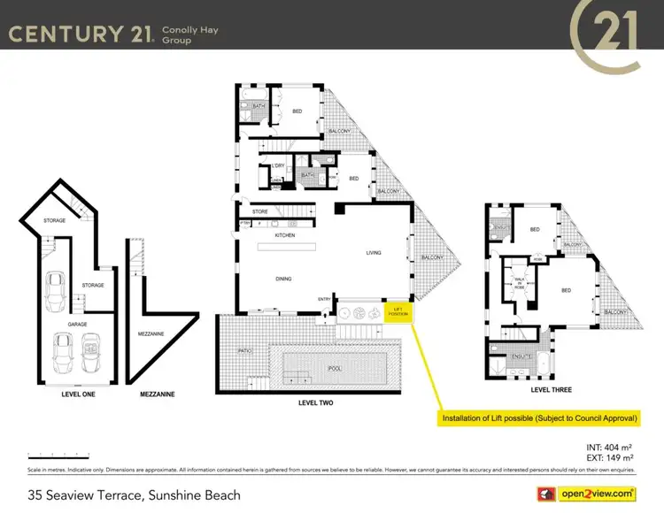 Floorplan of Homely house listing, 35 Seaview Terrace, Sunshine Beach QLD 4567