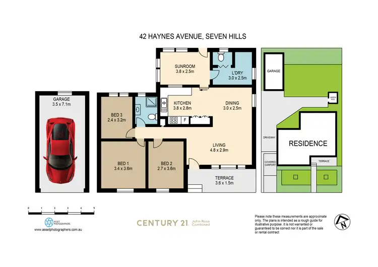 Floorplan of Homely house listing, 42 Haynes Avenue, Seven Hills NSW 2147