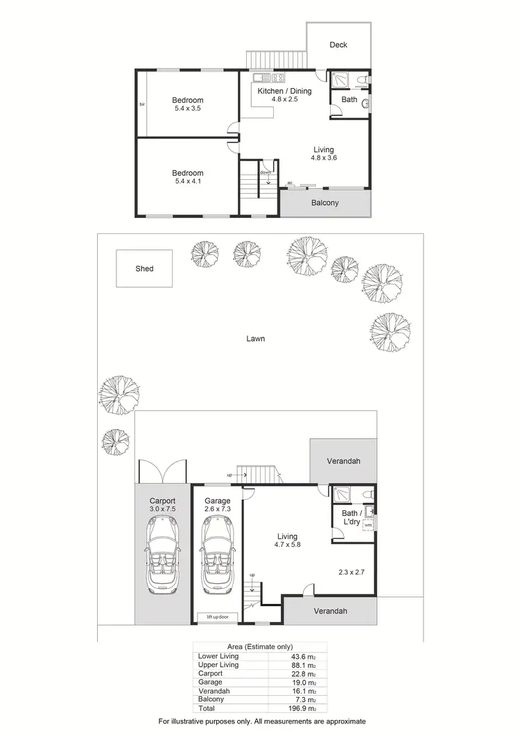 Floorplan of Homely house listing, 13 Helen Avenue, Aldinga Beach SA 5173