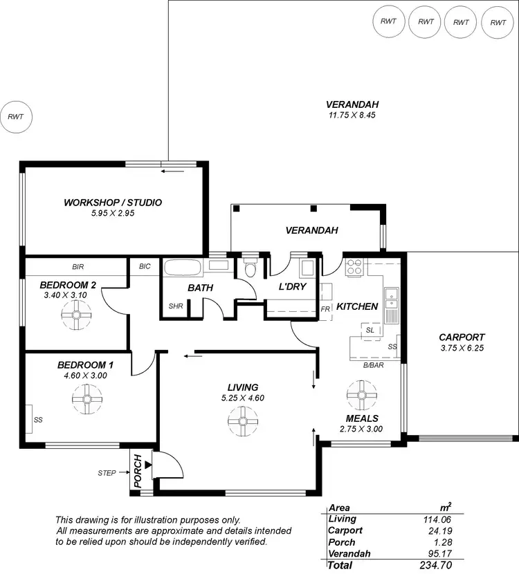 Floorplan of Homely house listing, 4 Sixth Avenue, Ascot Park SA 5043