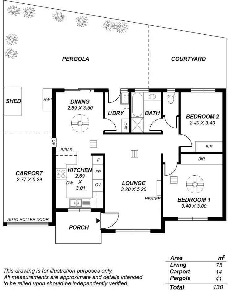 Floorplan of Homely unit listing, 4/82 Mortimer Street, Kurralta Park SA 5037