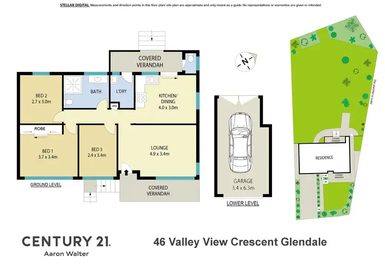 Floorplan of Homely house listing, 46 Valleyview Crescent, Glendale NSW 2285