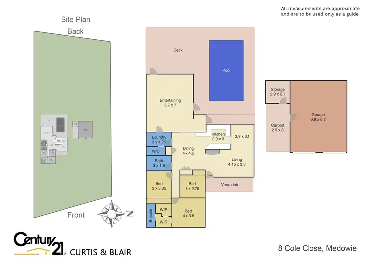 Floorplan of Homely house listing, 8 Cole Close, Medowie NSW 2318