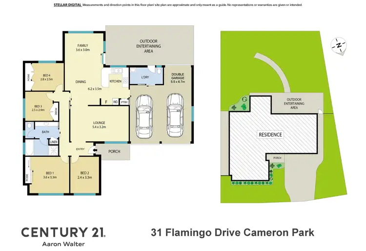 Floorplan of Homely house listing, 31 Flamingo Drive, Cameron Park NSW 2285