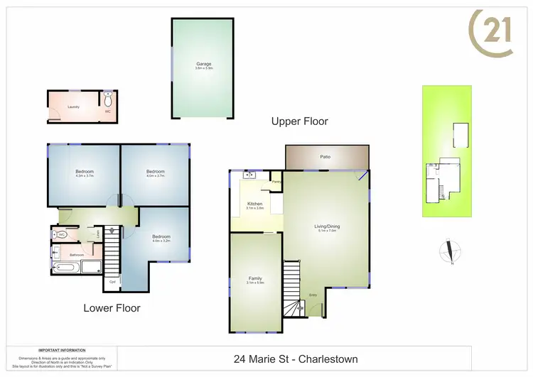 Floorplan of Homely house listing, 24 Marie Street, Charlestown NSW 2290