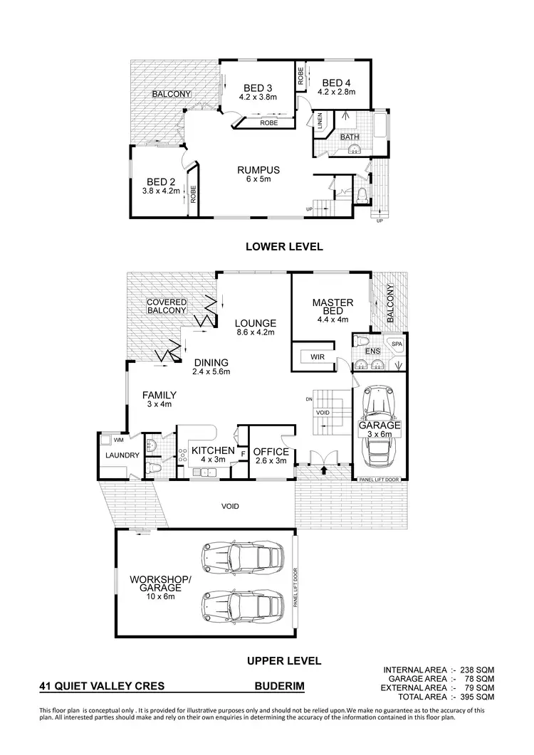 Floorplan of Homely house listing, 41 Quiet Valley Crescent, Buderim QLD 4556