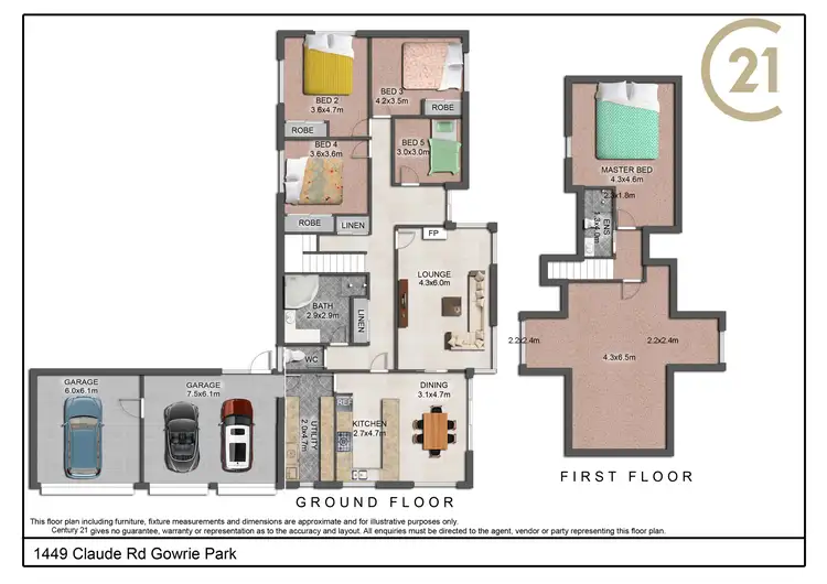 Floorplan of Homely house listing, 1449 Claude Road, Gowrie Park TAS 7306