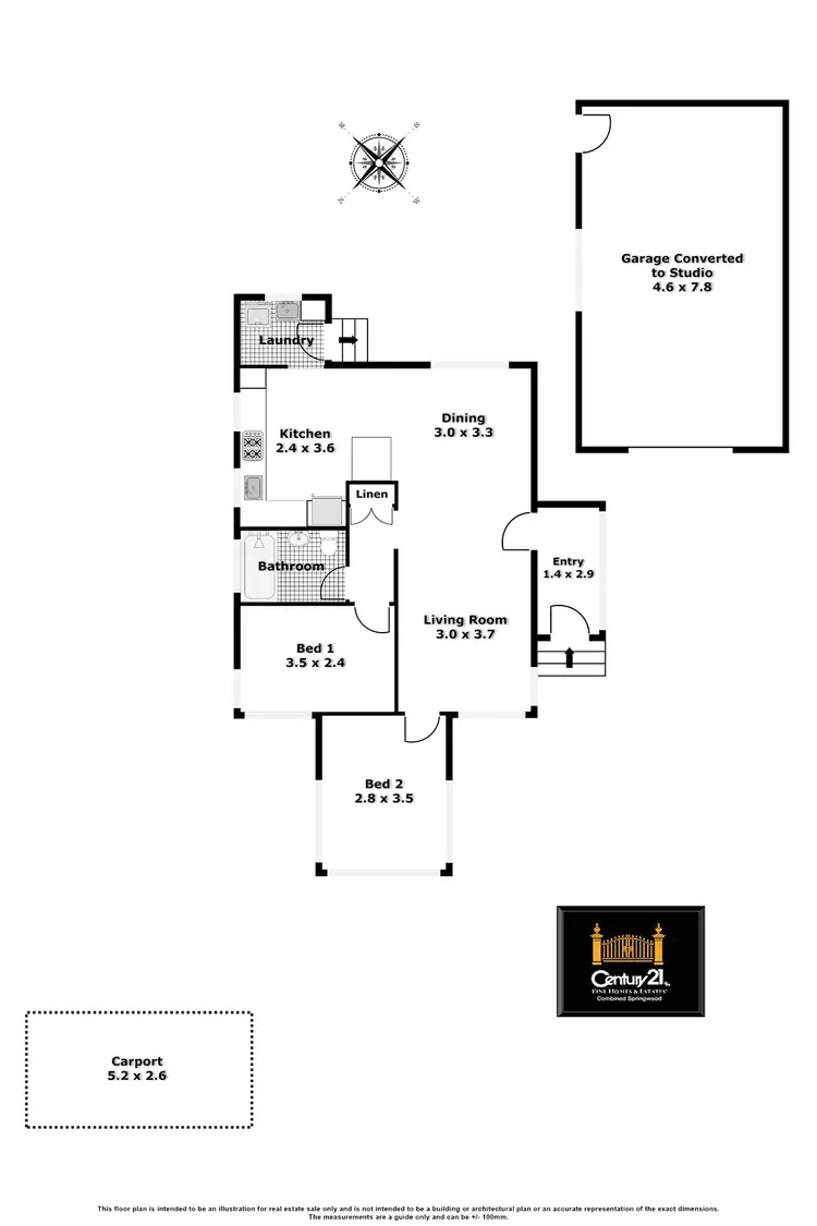 Floorplan of Homely house listing, 2 Crane Street, Springwood NSW 2777