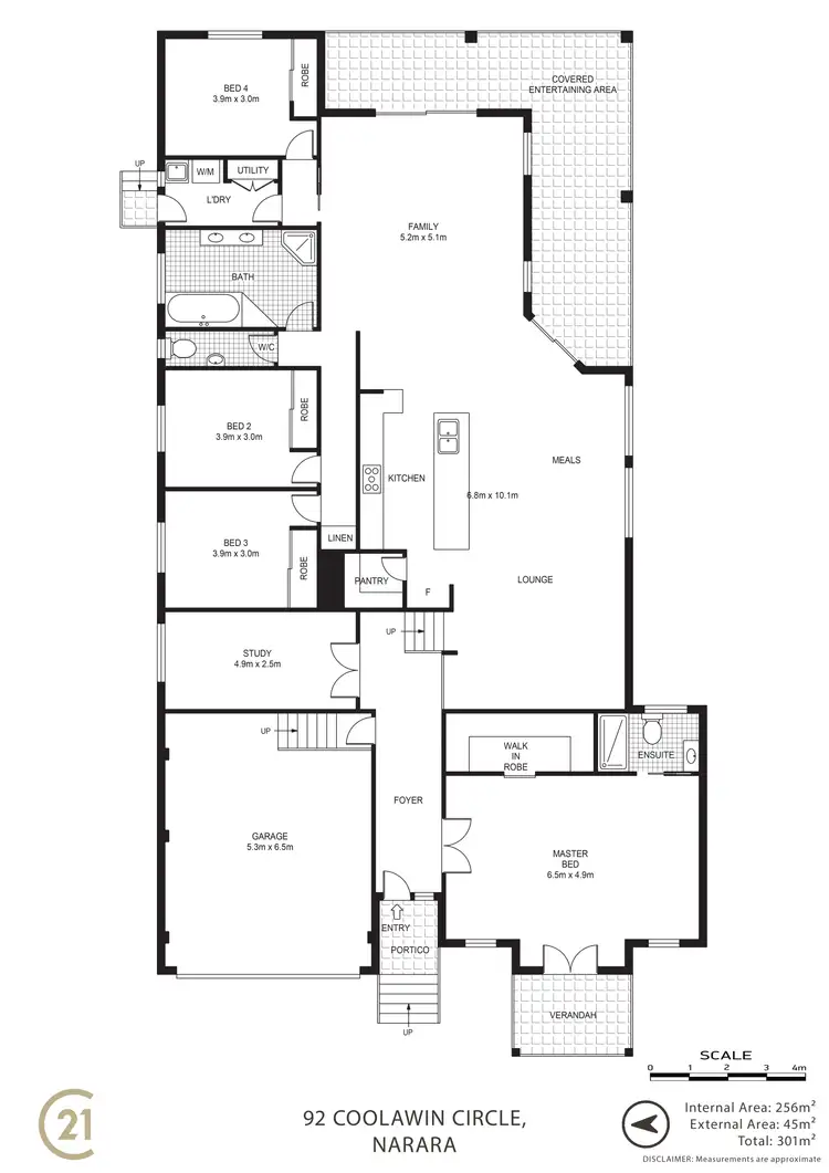 Floorplan of Homely house listing, 92 Coolawin Circle, Narara NSW 2250