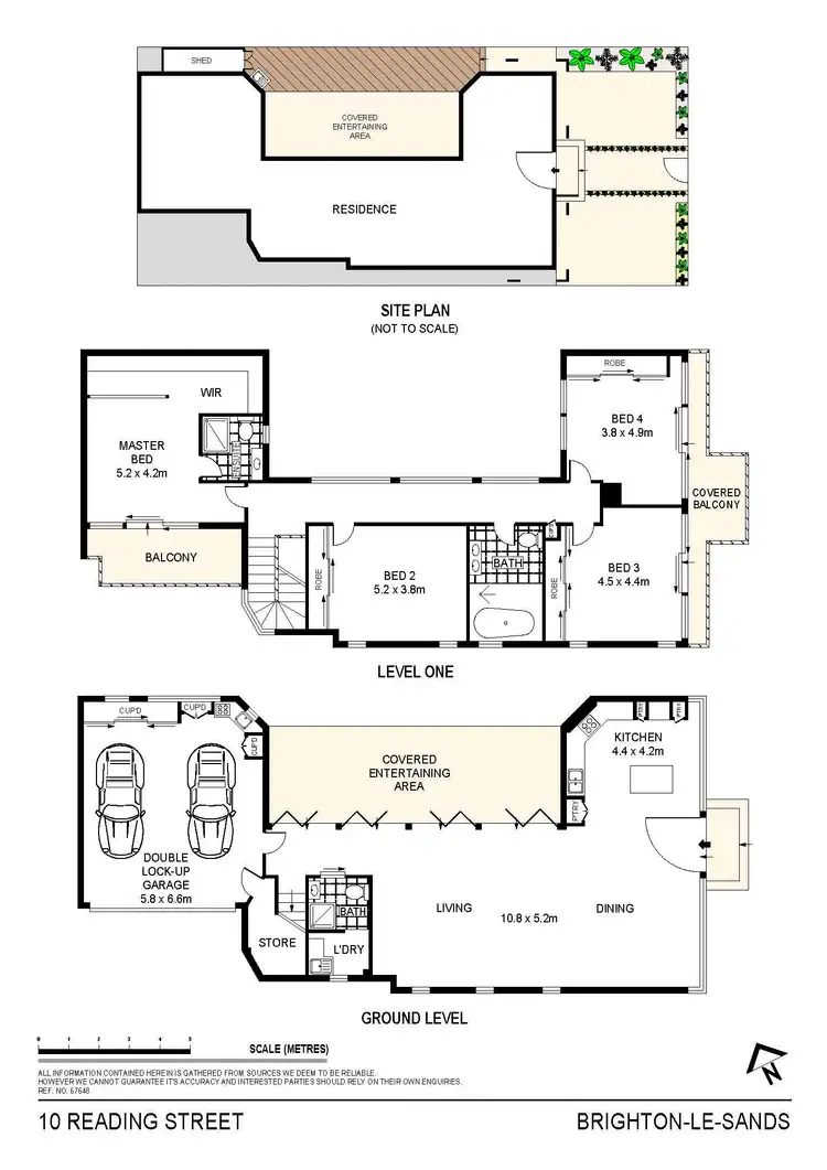 Floorplan of Homely house listing, 10 Reading Road, Brighton-Le-Sands NSW 2216