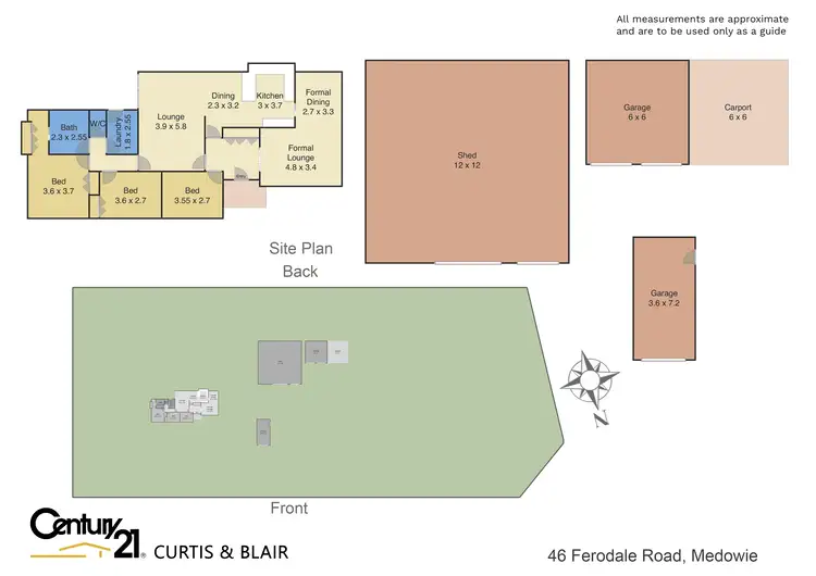 Floorplan of Homely house listing, 46 Ferodale Road, Medowie NSW 2318