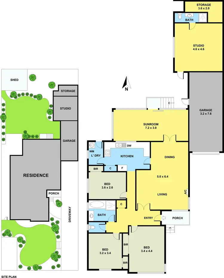 Floorplan of Homely house listing, 61 Kemp Street, Springvale VIC 3171