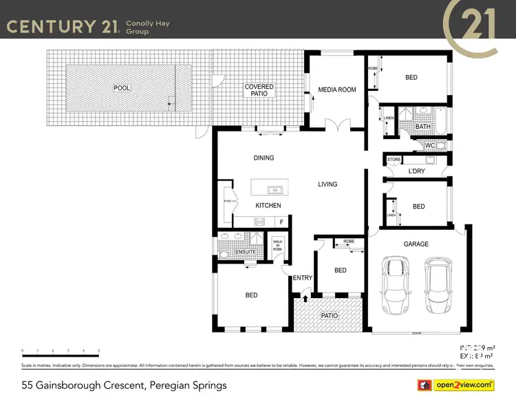 Floorplan of Homely house listing, 55 Gainsborough Crescent, Peregian Springs QLD 4573