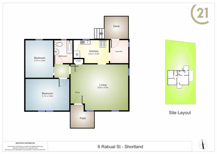 Floorplan of Homely house listing, 6 Rabaul Street, Shortland NSW 2307
