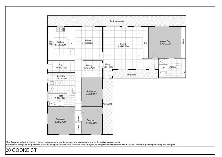 Floorplan of Homely house listing, 20 Cooke Street, South Bunbury WA 6230
