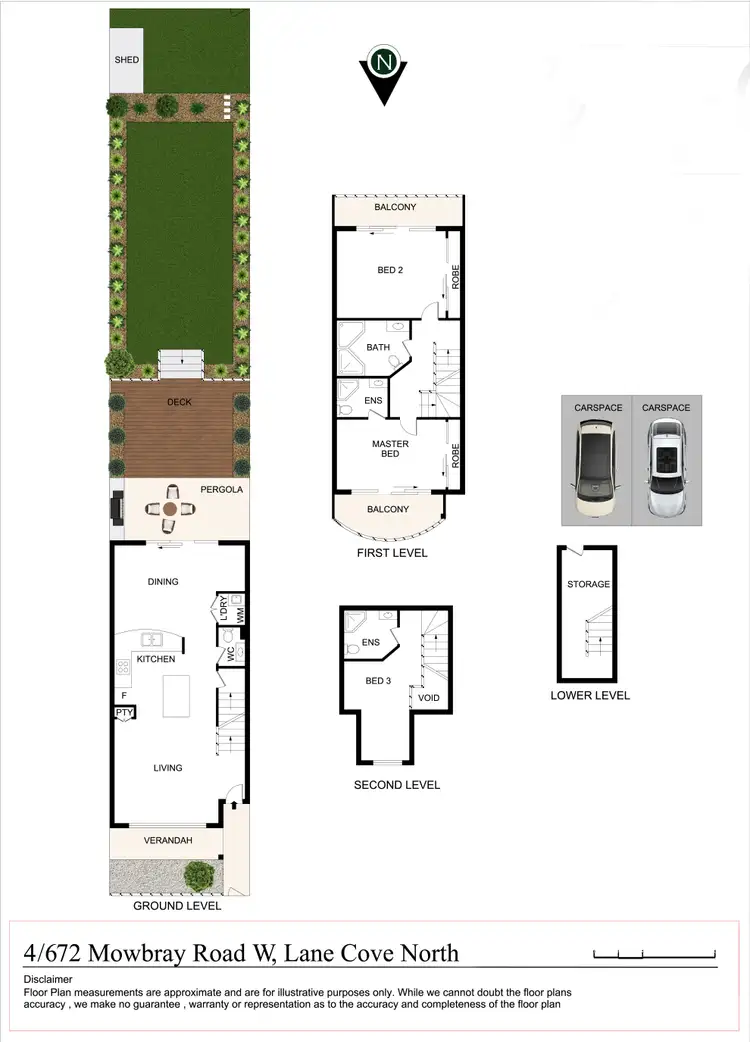 Floorplan of Homely townhouse listing, 4/672 Mowbray Road, Lane Cove NSW 2066