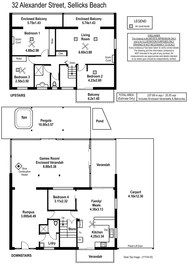 Floorplan of Homely house listing, 32 Alexander Street, Sellicks Beach SA 5174