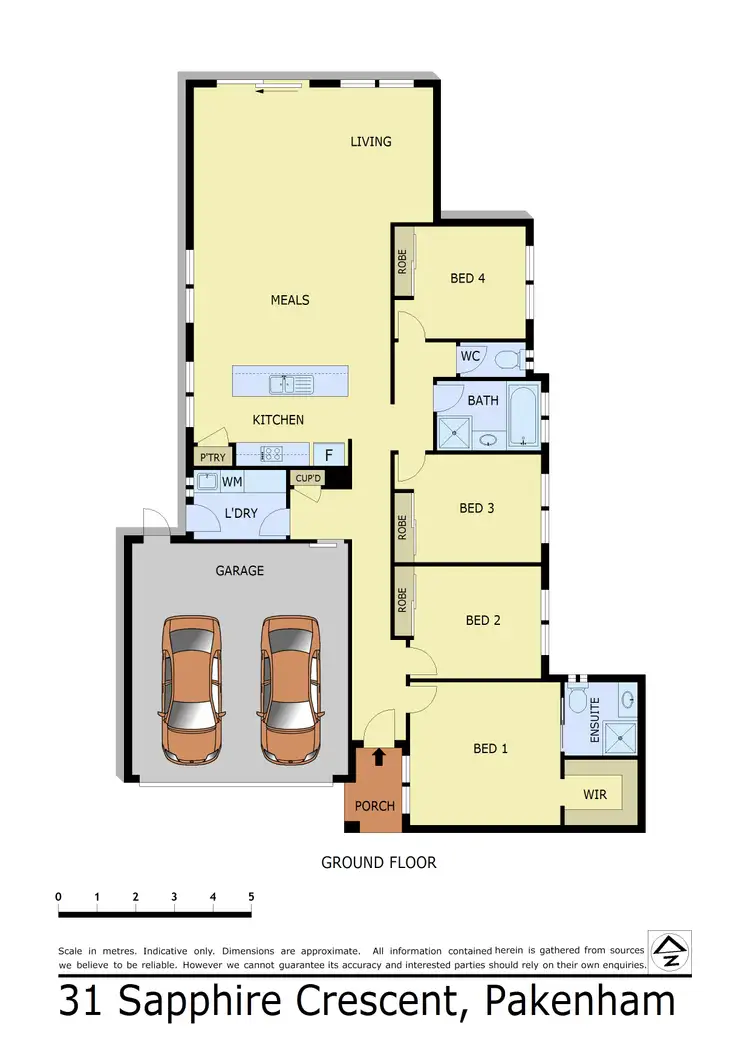 Floorplan of Homely house listing, 31 Sapphire Crescent, Pakenham VIC 3810