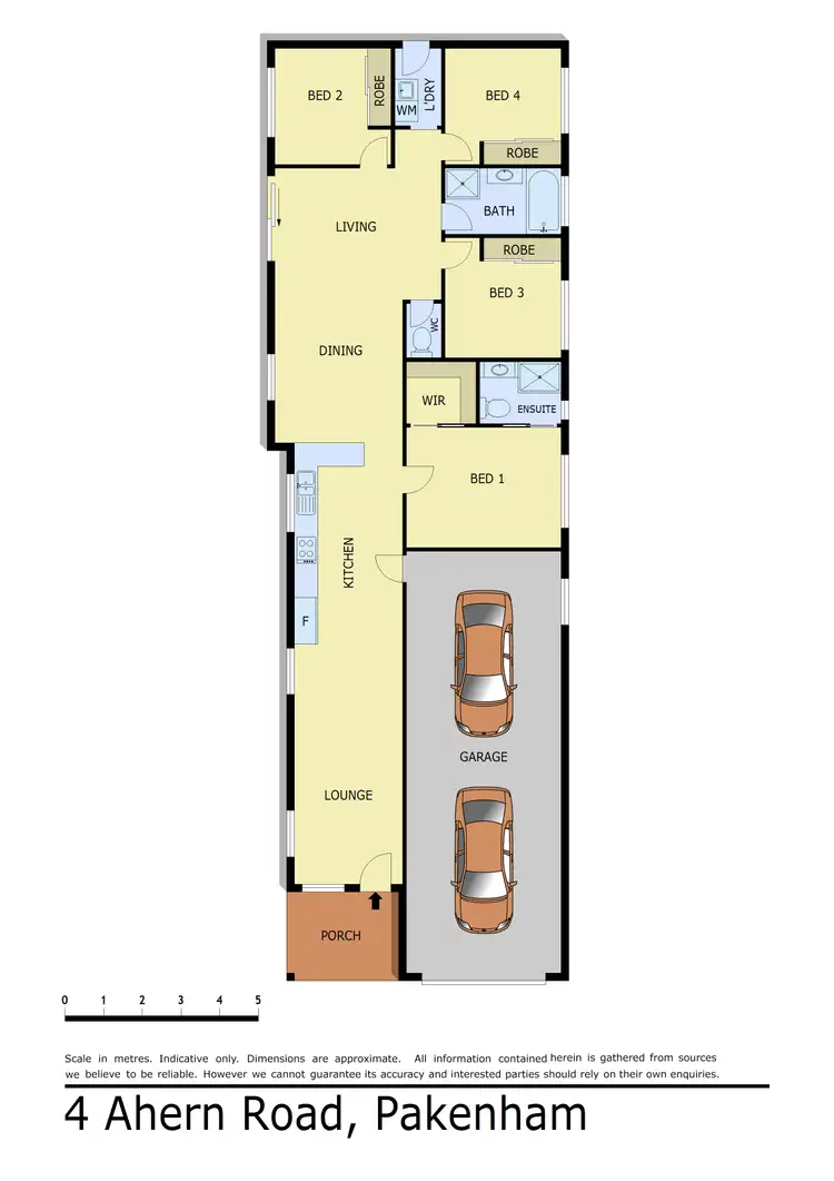Floorplan of Homely house listing, 4 Ahern Road, Pakenham VIC 3810