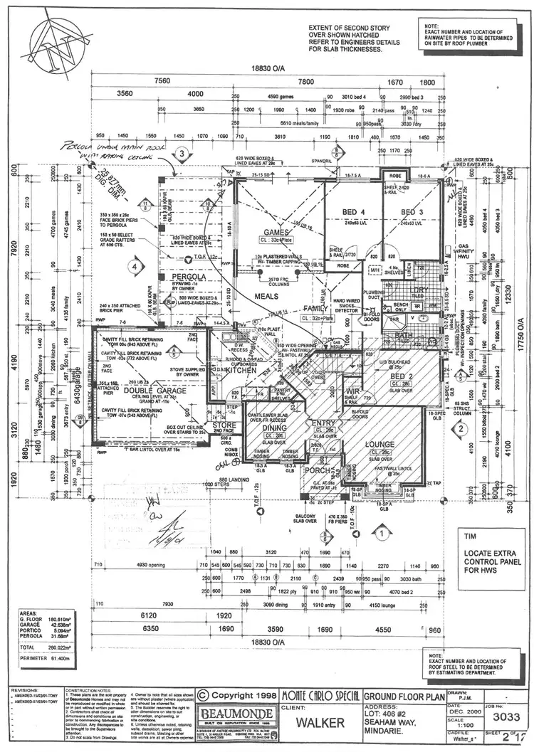 Floorplan of Homely house listing, 2 Seaham Way, Mindarie WA 6030
