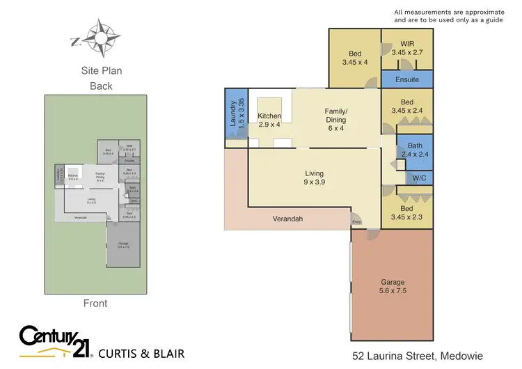 Floorplan of Homely house listing, 52 Laurina Street, Medowie NSW 2318