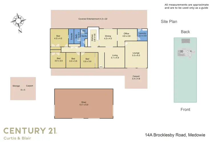 Floorplan of Homely house listing, 14a Brocklesby Road, Medowie NSW 2318