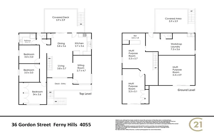 Floorplan of Homely house listing, 36 Gordon Road, Ferny Hills QLD 4055