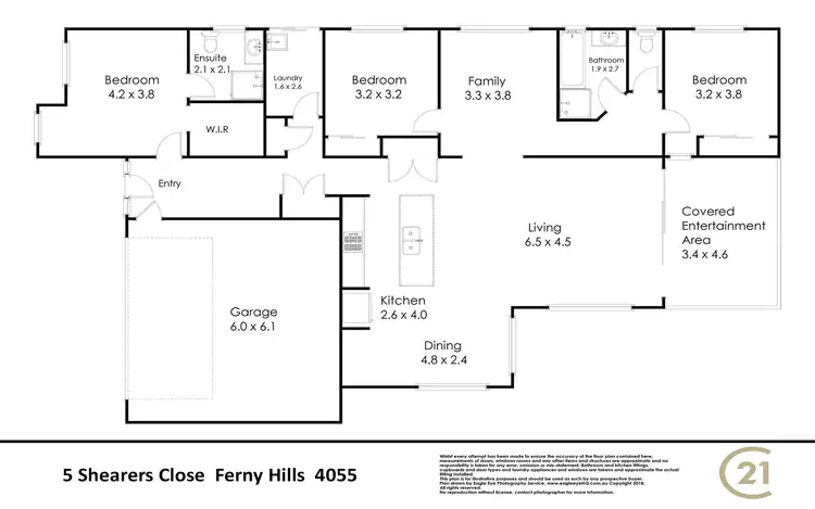 Floorplan of Homely house listing, 5 Shearers Close, Ferny Hills QLD 4055