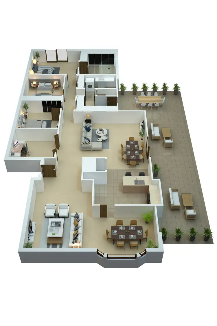 Floorplan of Homely house listing, 203 High Street, Echuca VIC 3564