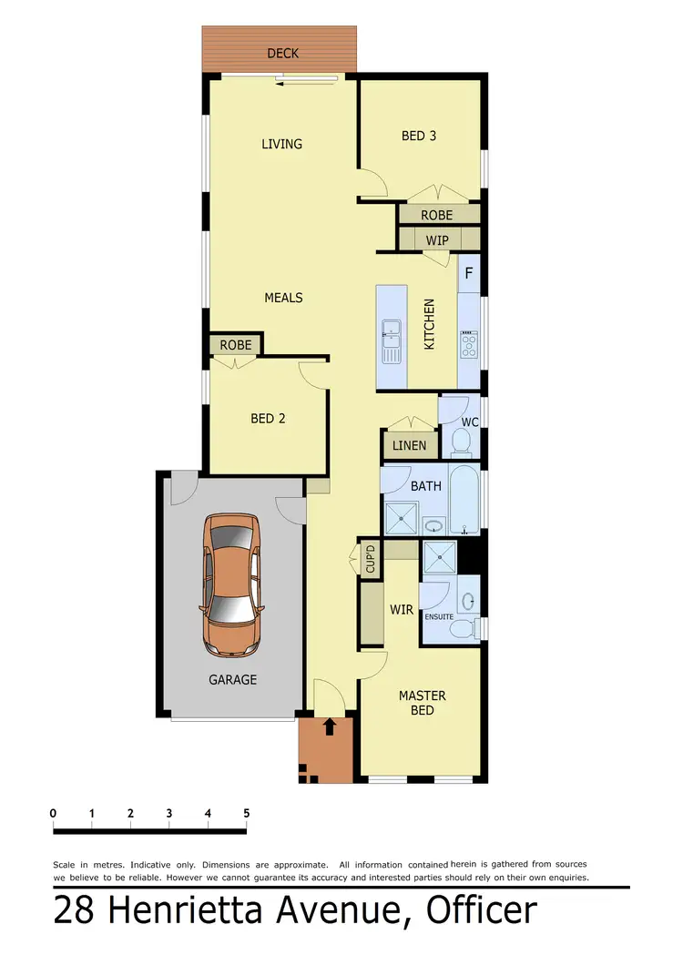 Floorplan of Homely house listing, 28 Henrietta Avenue, Officer VIC 3809