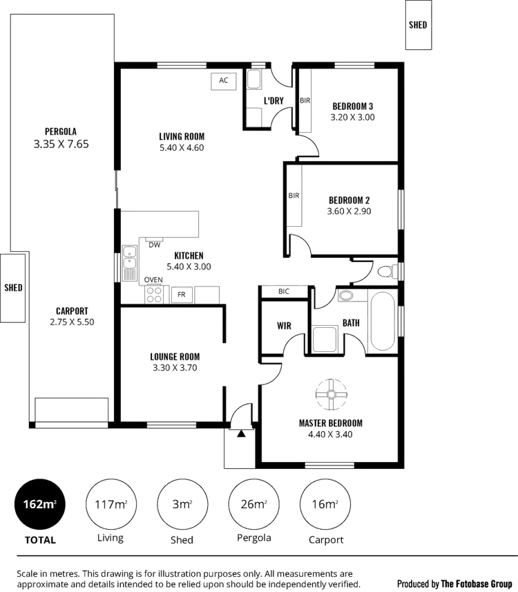 Floorplan of Homely house listing, 4 Joy Street, Morphett Vale SA 5162