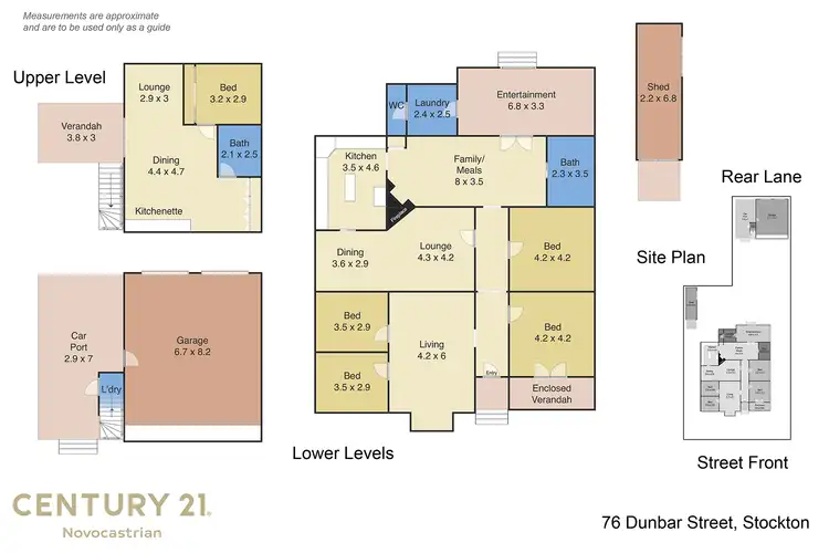 Floorplan of Homely house listing, 76 Dunbar Street, Stockton NSW 2295