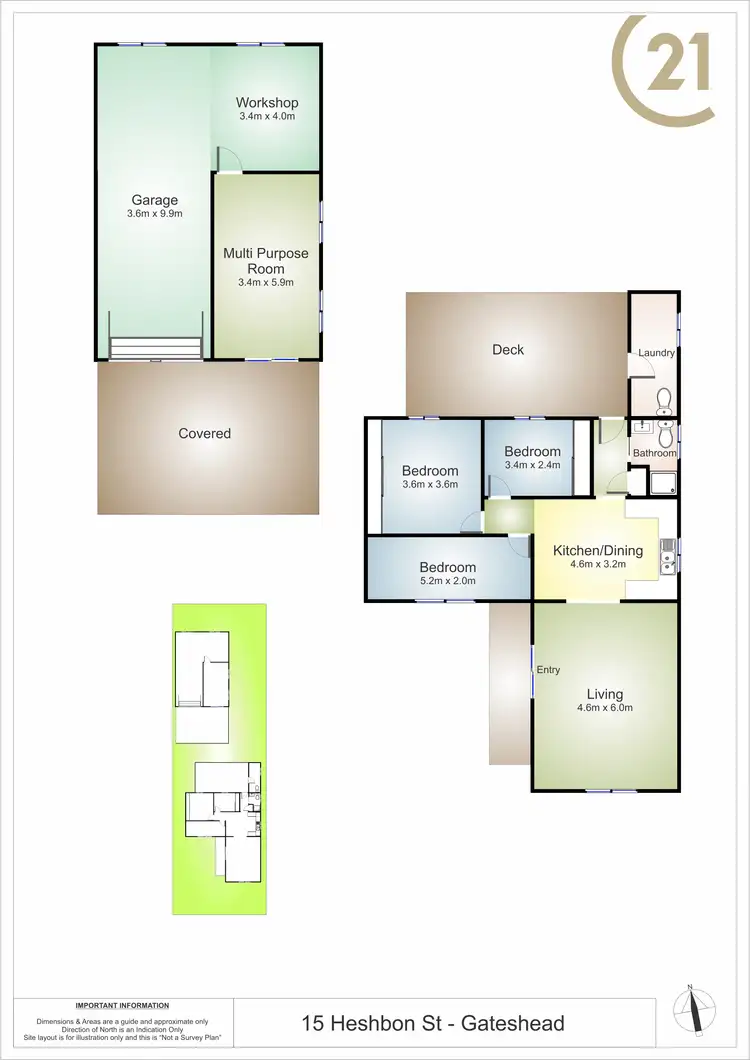 Floorplan of Homely house listing, 15 Heshbon Street, Gateshead NSW 2290