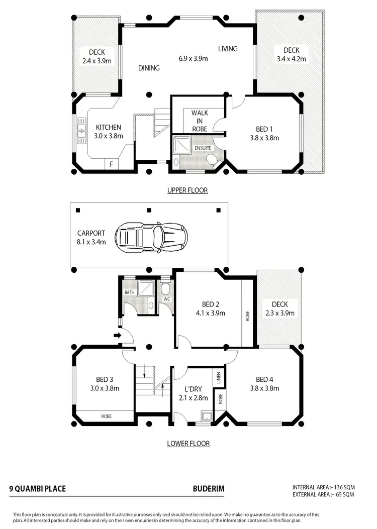 Floorplan of Homely house listing, 9 Quambi Place, Buderim QLD 4556