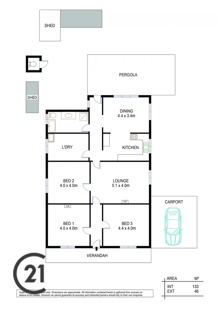 Floorplan of Homely house listing, 6 Hill Street, Hamley Bridge SA 5401