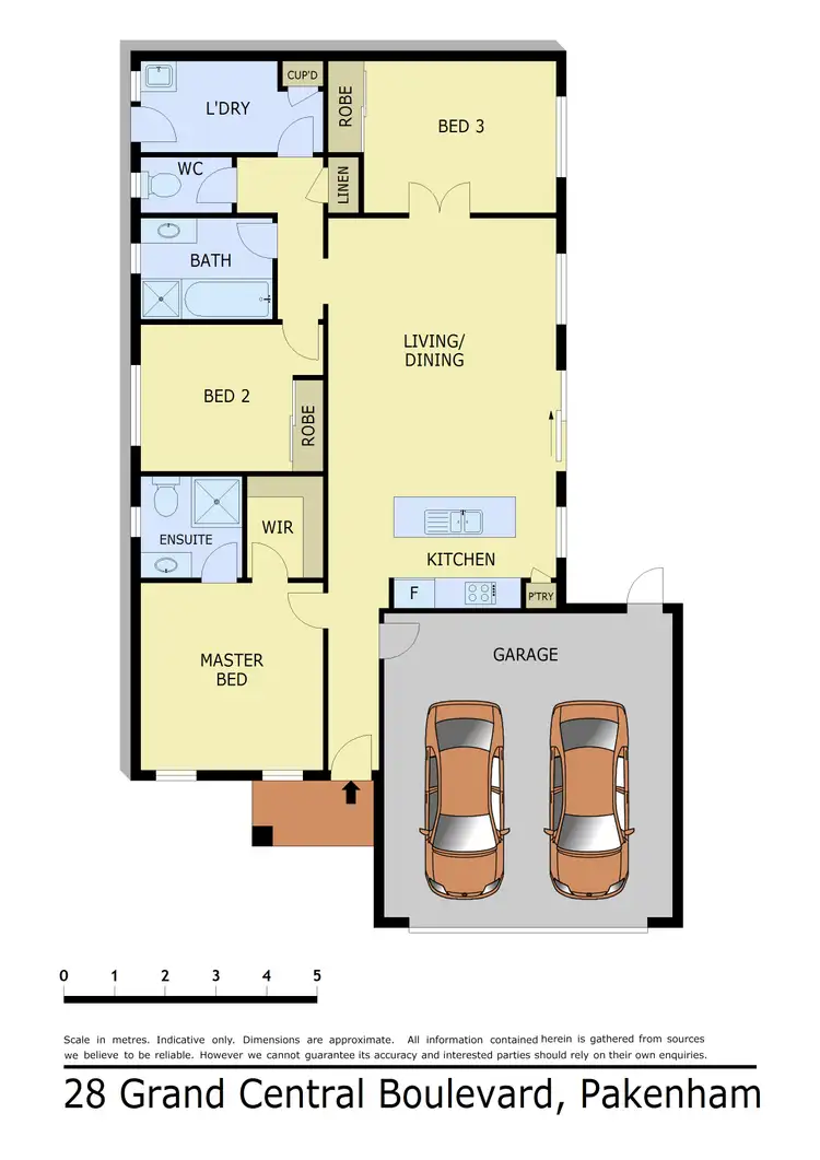 Floorplan of Homely house listing, 28 Grand Central Boulevard, Pakenham VIC 3810