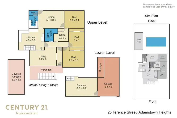 Floorplan of Homely house listing, 25 Terence Street, Adamstown Heights NSW 2289