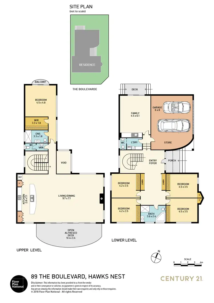 Floorplan of Homely house listing, 89 The Boulevarde, Hawks Nest NSW 2324