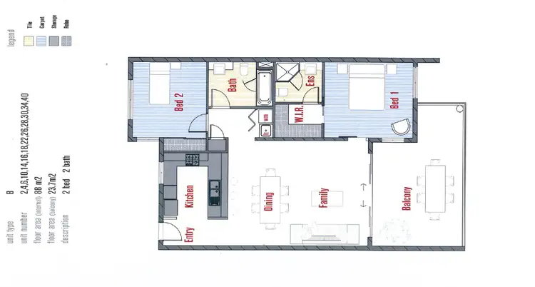 Floorplan of Homely apartment listing, 28/52 Bestman Ave, Bongaree QLD 4507