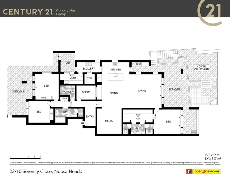 Floorplan of Homely apartment listing, 23/10 Serenity Close, Noosa Heads QLD 4567