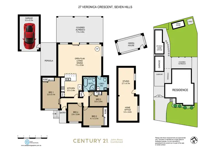 Floorplan of Homely house listing, 27 Veronica Crescent, Seven Hills NSW 2147