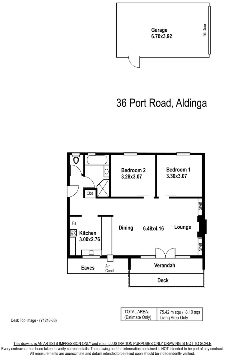 Floorplan of Homely house listing, 36 Port Road, Port Willunga SA 5173
