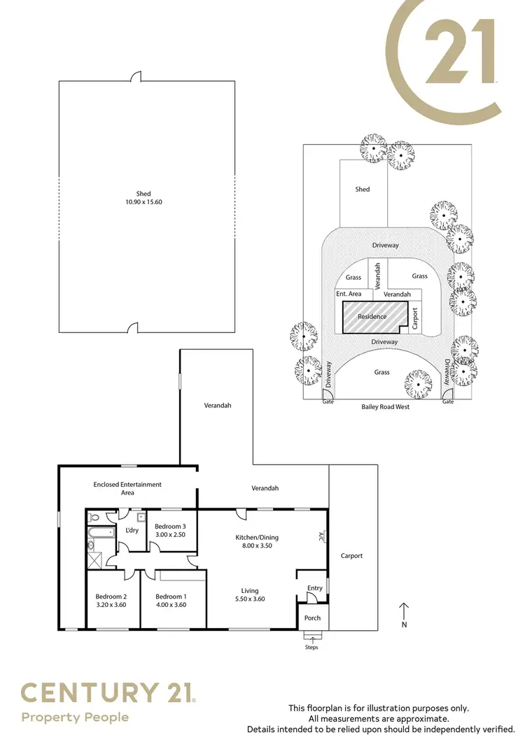 Floorplan of Homely house listing, 43 Bailey Road West, Two Wells SA 5501