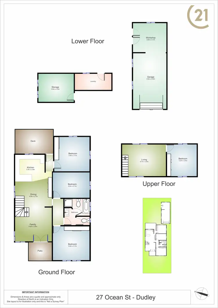 Floorplan of Homely house listing, 27 Ocean Street, Dudley NSW 2290