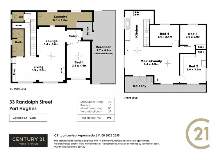 Floorplan of Homely house listing, 33 Randolph Street, Port Hughes SA 5558