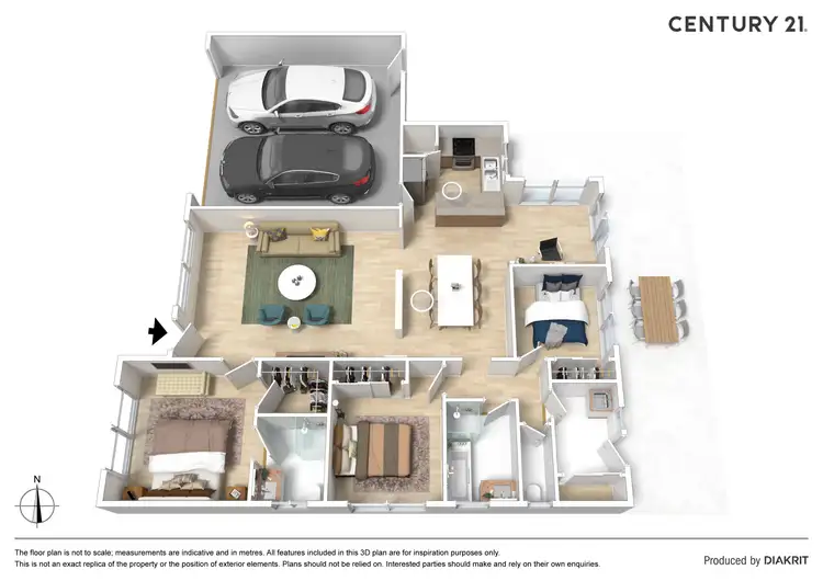 Floorplan of Homely house listing, 13 Glencoe Boulevard, Moama NSW 2731