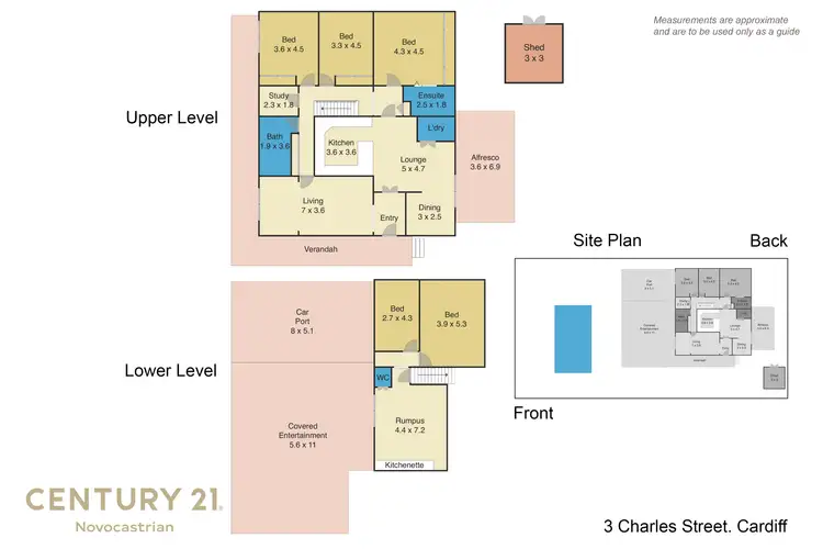 Floorplan of Homely house listing, 3 Charles Street, Cardiff NSW 2285