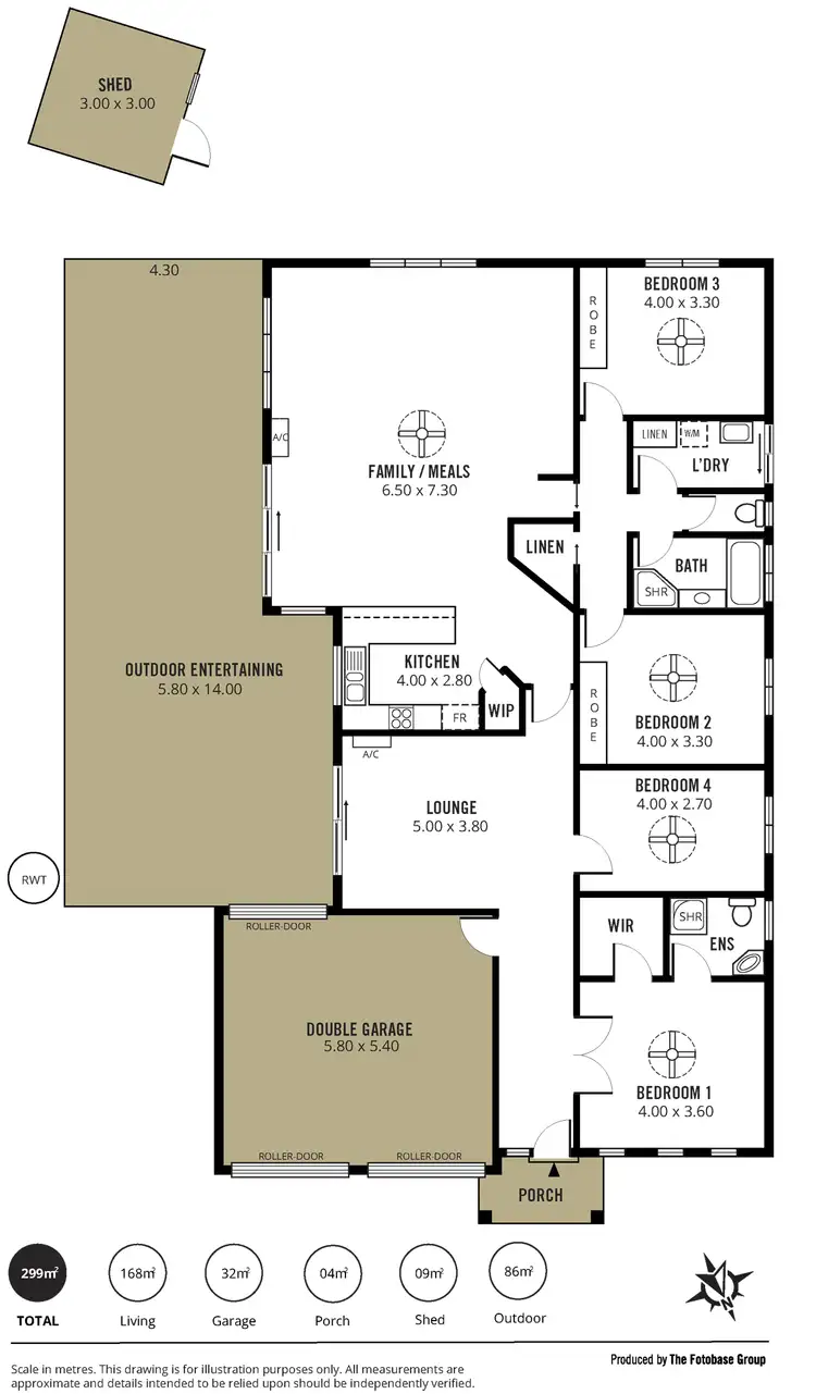 Floorplan of Homely house listing, 6 Woodford Court, Sheidow Park SA 5158