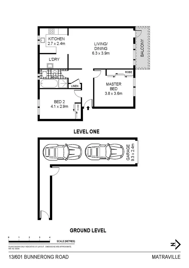 Floorplan of Homely apartment listing, 13/601 Bunnerong Road, Matraville NSW 2036