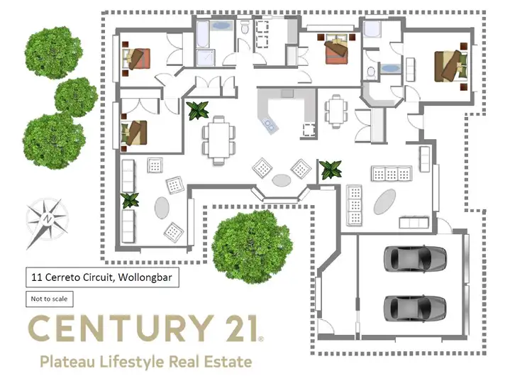 Floorplan of Homely house listing, 11 Cerreto Circuit, Wollongbar NSW 2477